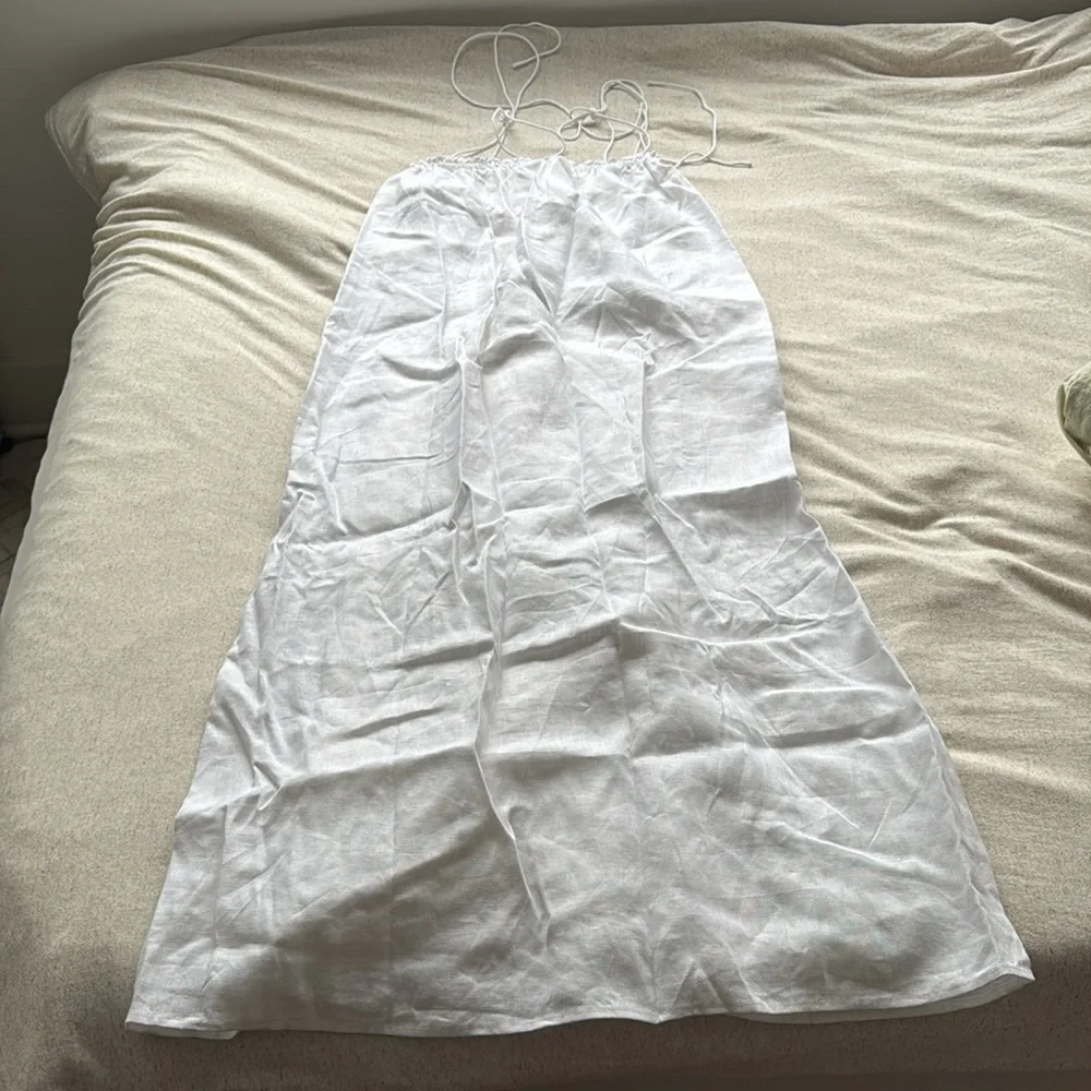NWOT - Reformation Janet Linen Dress - Picture 4 of 4